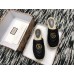 Gucci Leather Platform Espadrilles Slippers With Double G Black 2019