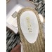 Gucci Leather Platform Espadrilles Slippers With Double G White 2019