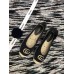 Gucci Crochet Espadrille 524974 with Pearls Double G Black