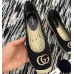 Gucci Crochet Espadrille 524974 with Pearls Double G Black