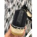 Gucci Crochet Espadrille 524974 with Pearls Double G Black