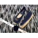 Gucci Crochet Espadrille 524974 with Pearls Double G Blue