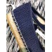 Gucci Crochet Espadrille 524974 with Pearls Double G Blue