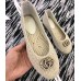 Gucci Crochet Espadrille 524974 with Pearls Double G Beige