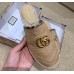 Gucci Chevron Raffia Espadrilles Slippers With Double G Beige 2019