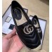 Gucci Glitter Espadrilles Black With Crystal Double G 2019