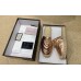 Gucci Glitter Espadrilles Slippers Pink Gold With Crystal Double G 2019