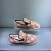 Gucci Horsebit Merino Wool Lining Loafers 575850 GG Wool Beige 2019