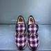 Gucci Horsebit Merino Wool Lining Loafers 575850 Check Tweed Blue/Red/White 2019