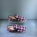 Gucci Horsebit Merino Wool Lining Loafers 575850 Check Tweed Blue/Red/White 2019