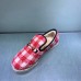 Gucci Horsebit Merino Wool Lining Loafers 575850 Check Tweed Red/White 2019