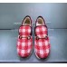 Gucci Horsebit Merino Wool Lining Loafers 575850 Check Tweed Red/White 2019