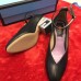 Gucci Mid-Heel 7cm Pumps With Crystal G Heel 548853 Black 2019