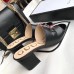 Gucci Horsebit and Sylvie Web Heel Slides Black 2019