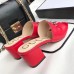 Gucci Horsebit and Sylvie Web Heel Slides Red 2019