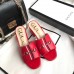 Gucci Horsebit and Sylvie Web Heel Slides Red 2019