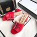 Gucci Horsebit and Sylvie Web Heel Slides Red 2019