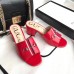 Gucci Horsebit and Sylvie Web Heel Slides Red 2019