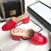 Gucci Horsebit and Sylvie Web Heel Slides Red 2019