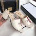 Gucci Horsebit and Sylvie Web Heel Slides White 2019