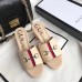 Gucci Horsebit and Sylvie Web Heel Slides Nude 2019