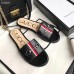 Gucci Horsebit and Sylvie Web Flat Slides Black 2019