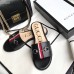 Gucci Horsebit and Sylvie Web Flat Slides Black 2019