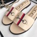 Gucci Horsebit and Sylvie Web Flat Slides Nude 2019