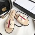 Gucci Horsebit and Sylvie Web Flat Slides Nude 2019