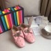 Gucci Leather Ballet Flat With Bow 505293 Pink 2018