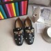 Gucci Leather Ballet Flat With Bow 505293 Black 2018