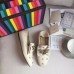 Gucci Leather Ballet Flat With Bow 505293 White 2018