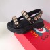 Gucci Leather And Mesh Sandals With Crystals 557471 Black 2019