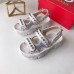 Gucci Leather And Mesh Sandals With Studs 546073 White 2019