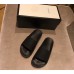 Gucci Logo Rubber Slide Sandals Black 2019