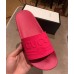 Gucci Logo Rubber Slide Sandals Fuchsia 2019