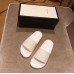 Gucci Logo Rubber Slide Sandals White 2019