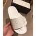 Gucci Logo Rubber Slide Sandals White 2019