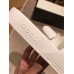 Gucci Logo Rubber Slide Sandals White 2019