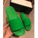 Gucci Logo Rubber Slide Sandals Green 2019