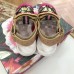 Gucci Leather and Mesh Reflective Fabric Sandals Beige/Fuchsia 2019