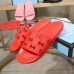 Gucci Rubber GG Slide Sandals Red 2019