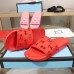 Gucci Rubber GG Slide Sandals Red 2019