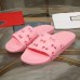 Gucci Rubber GG Slide Sandals Pink 2019