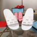 Gucci Rubber GG Slide Sandals White 2019