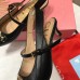 Gucci Heel 5.5cm Zumi Leather Pumps 583300 Black 2019