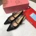 Gucci Heel 5.5cm Zumi Leather Pumps 583300 Black 2019