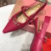 Gucci Heel 5.5cm Zumi Leather Pumps 583300 Fuchsia 2019