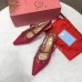 Gucci Heel 5.5cm Zumi Leather Pumps 583300 Fuchsia 2019