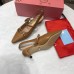 Gucci Heel 5.5cm Zumi Leather Pumps 583300 Brown 2019